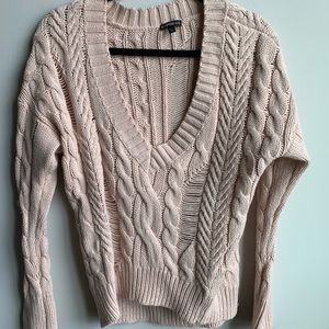 Distressed Oversized Express Sweater